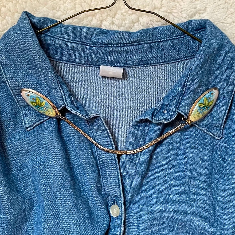 Vintage Floral Collar Chain